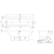 Ванна кварил villeroy&boch oberon  ubq180obr2dv-01  180 * 80 в Астане фото № 3