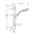 Душевой гарнитур hansgrohe croma 100 vario 27772000 в Астане фото № 2