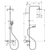 Душевая система hansgrohe vernis shape 26286670 230 термостат в Астане фото № 2