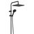 Душевая система hansgrohe vernis shape 26427670 240 черная матовая с термостатом в Астане фото № 2