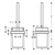 ёршик настенный hansgrohe addstoris 41752670 в Астане фото № 2
