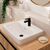смеситель для раковины hansgrohe vernis blend 71550670 черный матовый в Астане фото № 2