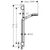 Душевoй гарнитур hansgrohe vernis blend 26423670 650 матовый черный в Астане фото № 2