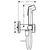 Гигиенический душ hansgrohe bidette s 29232670 125 черный в Астане фото № 2