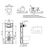 унитаз с инсталляцией 4в1 vitra 4449b003-0101 r020467 r0121aa slim lift в Астане фото № 2