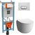 унитаз с инсталляцией 4в1 vitra sento 7748b003-0075 700-1873 slim lift в Астане фото № 1