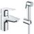 смеситель для раковины grohe bauedge 23757001 с гигиеническим душем, хром в Астане фото № 1