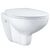унитаз подвесной grohe bau ceramic 39497000, безободковый, с сиденьем без микролифта, белый в Астане фото № 1
