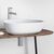 раковина накладная vitra plural 7812b401-0016 47x40 см, треугольная, белая в Астане фото № 4