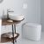раковина накладная vitra plural 7812b401-0016 47x40 см, треугольная, белая в Астане фото № 3