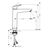 смеситель для раковины hansgrohe logis 71091000 в Астане фото № 3