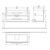 тумба с раковиной 100см villeroy&boch avento a89200b4+4156a501 в Астане фото № 3