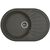 Кухонная мойка dr.gans берта 760, графит cmc, овальная, 76x51см в Астане фото № 1
