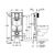 Инсталляция для подвесного унитаза grohe rapid sl 38772sh0, белая панель смыва в Астане фото № 2
