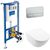 унитаз с инсталляцией 5в1 villeroy&boch subway 3.0 4670ts01 viconnect 92242700 92249069, хром в Астане фото № 1