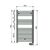 Полотенцесушитель zehnder aura 90x50 pbebz-090-50/mq черный в Астане фото № 2