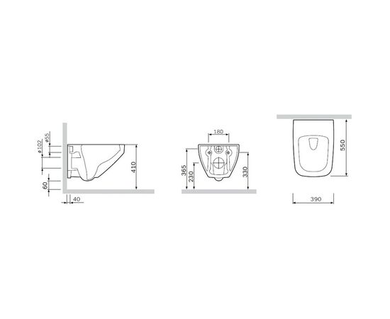 унитаз подвесной am.pm inspire v2.0 c50a1700sc flashclean с сиденьем микролифт в Астане фото № 4