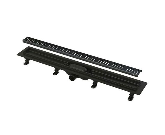 Водоотводящий желоб alcaplast apz10black-650m мм в Астане фото № 1