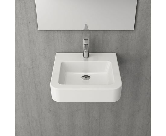 раковина подвесная bocchi scala pro 1123-001-0126 квадратная 65x50 см в Астане фото № 2