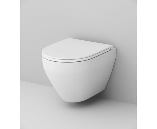 унитаз подвесной am.pm spirit c701700wh безободковый, с сиденьем в Астане фото № 2