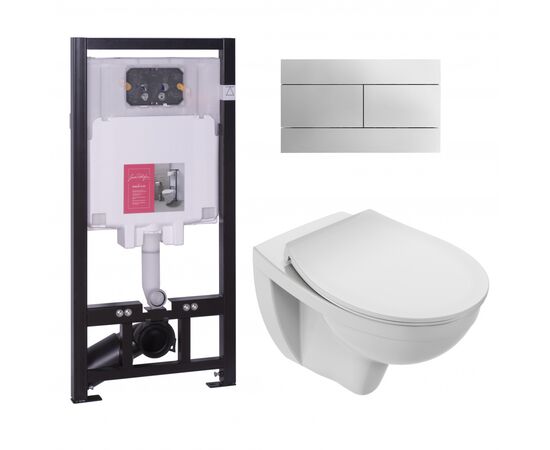 унитаз c инсталляцией jacob delafon patio e21740ru-00 в Астане фото № 1