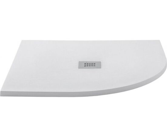 Atq-90x90u-w hidronatur pleasure поддон литьевой r550 900х900х30мм слив крышка белый камень (242255) в Астане фото № 2