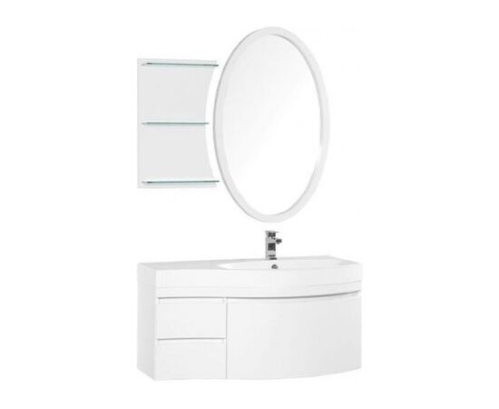 Мебель для ванной aquanet опера 115 r белый (3 ящика) в Астане фото № 1