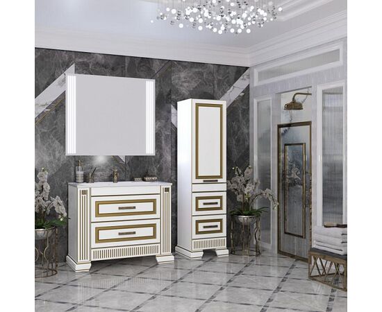 Комплект мебели opadiris оникс 100 белый с золотом в Астане фото № 1