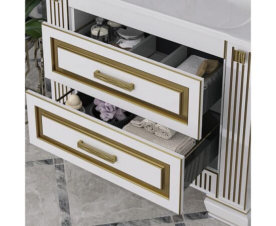 Комплект мебели opadiris оникс 100 белый с золотом в Астане фото № 2