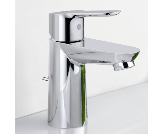 смеситель для раковины grohe bauedge 23328000 s-size с донным клапаном, хром в Астане фото № 2