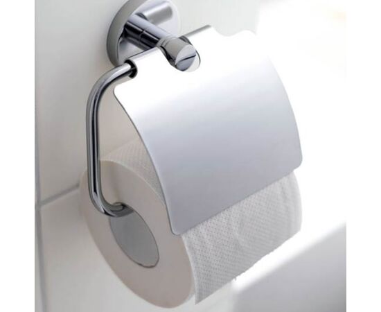 Держатель туалетной бумаги  grohe essentials 40367001 с крышкой цвет хром в Астане фото № 3