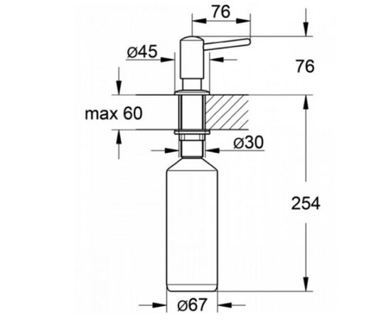 Дозатор для жидкого мыла grohe contemporary 40536000 в Астане фото № 3