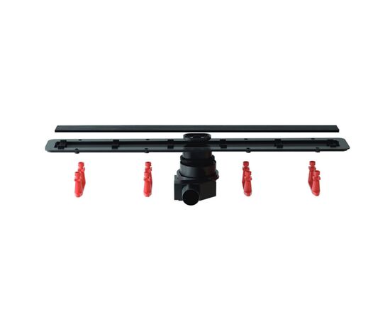 Душевой лоток pestan confluo frameless line 650 black glass 13701204 матовый хром/черное стекло в Астане фото № 1