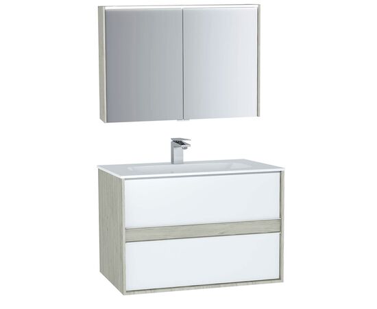 Комплект мебели vitra metropole 61291/61294 100см серебряный дуб в Астане фото № 1