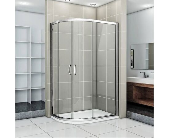 Душевой уголок bas 120x80 infinity r-120-c-ch в Астане фото № 2
