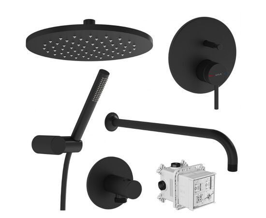 Душевая система vitra origin a4926636exp, черный матовый в Астане фото № 1