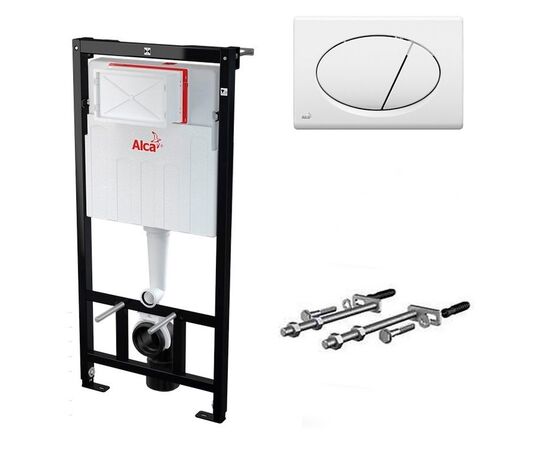 Инсталляция 3в1 alcaplast am101/1120-3в1 rus am101/1120+m70 (кнопка смыва (белая) (242406) в Астане фото № 1