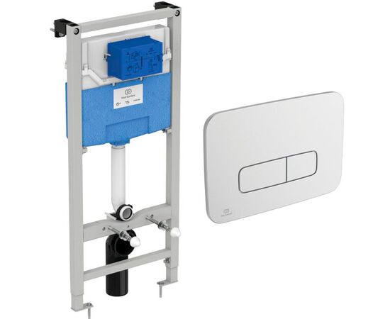 Инсталляция 3в1 ideal standard prosys frame 120 m r020467 с кнопкой смыва r0123aa и крепежом в Астане фото № 1