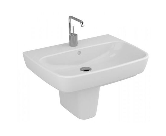 раковина подвесная vitra shift 4383b003-0001 65 см на полуножке в Астане фото № 1