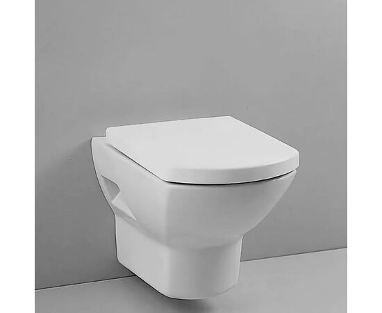 унитаз подвесной vitra nuova 5030b003-0075 с крышкой дюропласт (комплект) в Астане фото № 2