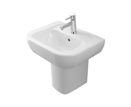раковина подвесная vitra retro 5166b003-0001 60 см на полуножке в Астане фото № 1