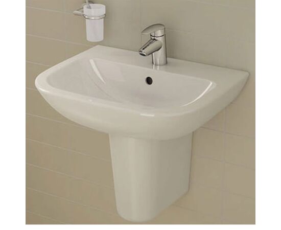 раковина подвесная vitra s20 5502b003-0001 55 см на полуножке в Астане фото № 2