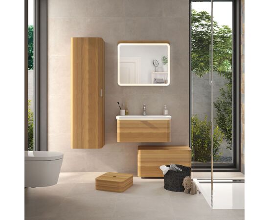 тумба с раковиной vitra nest 56138 80см , цвет натуральная древесина в Астане фото № 3