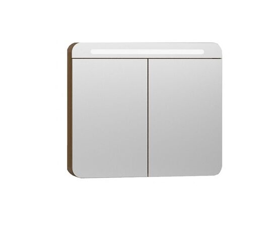 Зеркальный шкаф  vitra nest 80см  56175 с подсветкой, цвет натуральная древесина в Астане фото № 1