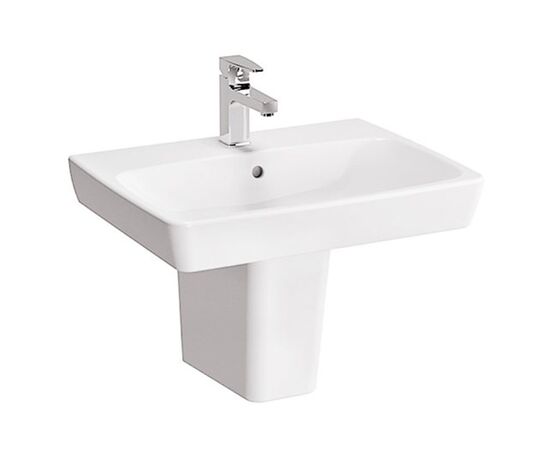 раковина подвесная vitra metropole 5663b003-0001 80 см на полуножке в Астане фото № 1