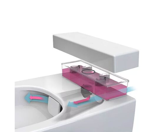 унитаз подвесной vitra metropole 5676b003-1086 air-fresh. крышка с микролифтом (комплект) в Астане фото № 5