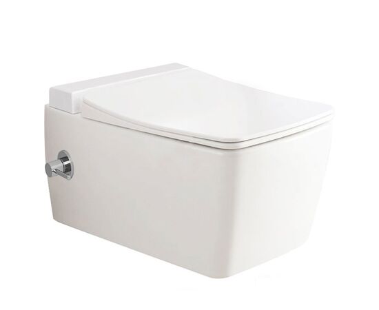 унитаз с биде vitra metropole 5676b003-1687 airfresh. тонкая крышка с микролифтом в Астане фото № 1