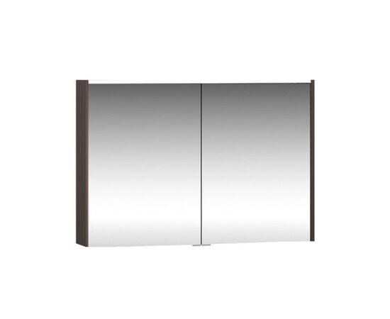 Зеркальный шкаф vitra metropole 58213 100см с подсветкой, цвет сливовое дерево в Астане фото № 1