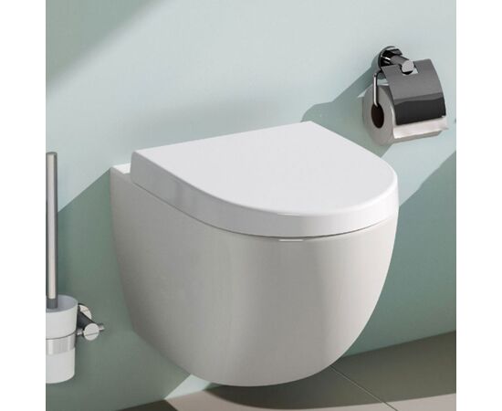 унитаз подвесной vitra sento 7748b003-0075 rim-ex тонкая крышка с микролифтом (комплект) в Астане фото № 2