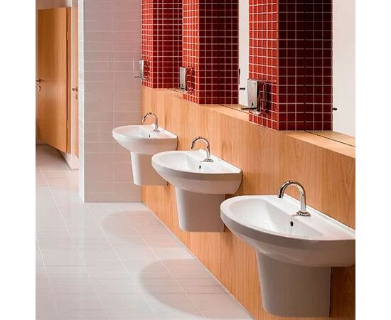 раковина подвесная vitra s50 5302b003-0001 60 см на полуножке в Астане фото № 2